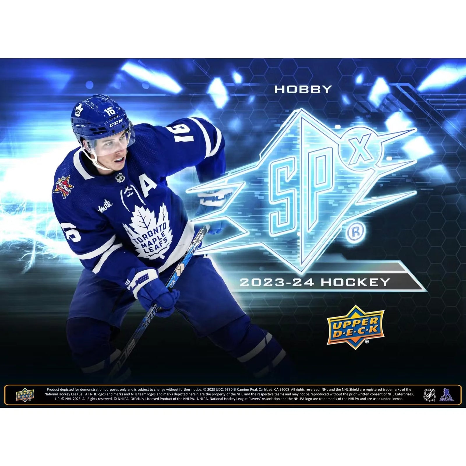 2023-24 Upper Deck SPx Hockey Hobby Box | 1 Auto Per Box (Ships Sealed Only)