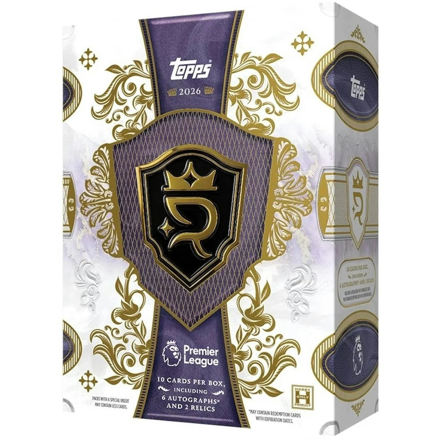 2026 Topps Royalty Premier League EPL Soccer Hobby 4-Box Case | Presell (Ships Sealed Only)