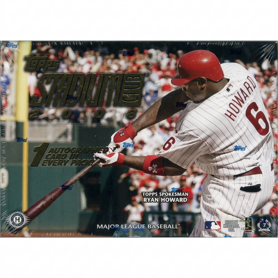 2008 Topps Stadium Club Baseball Hobby Box (Ships Sealed Only)