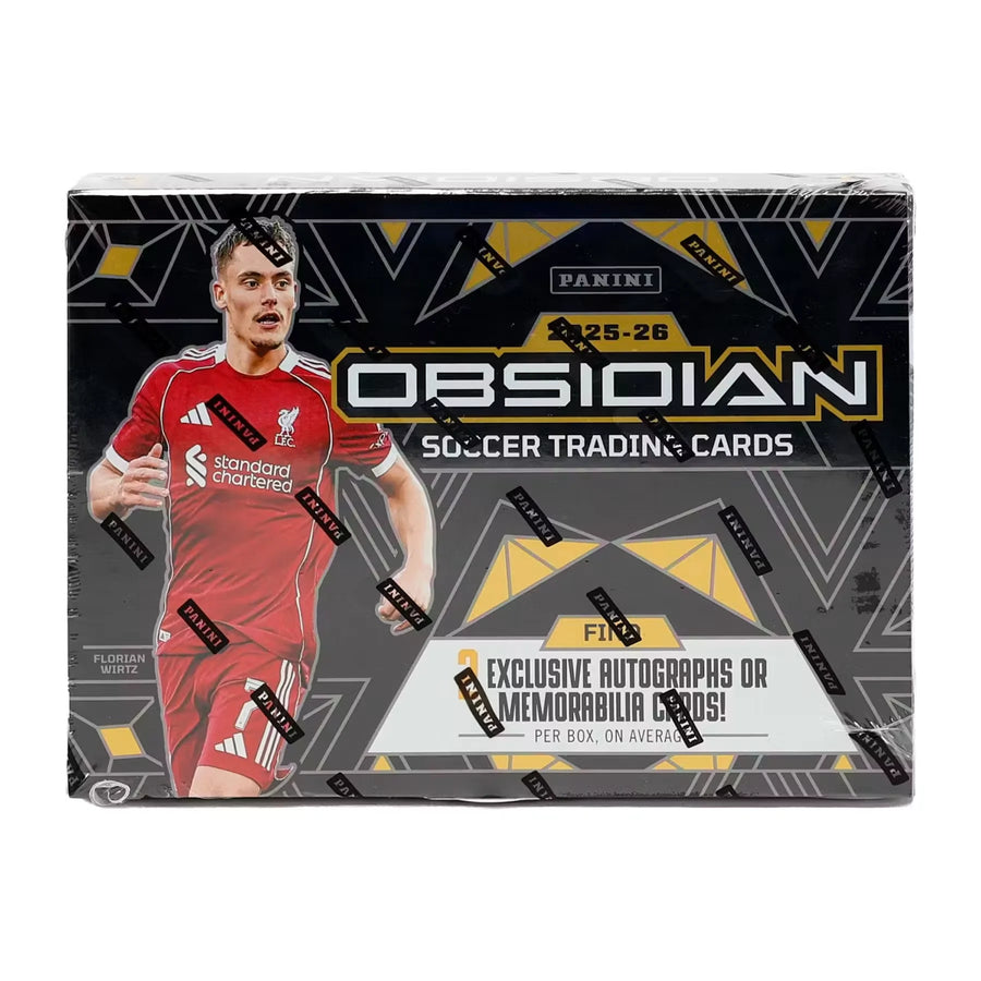 2025-26 Panini Obsidian Soccer Hobby International Box (Ships Sealed Only)