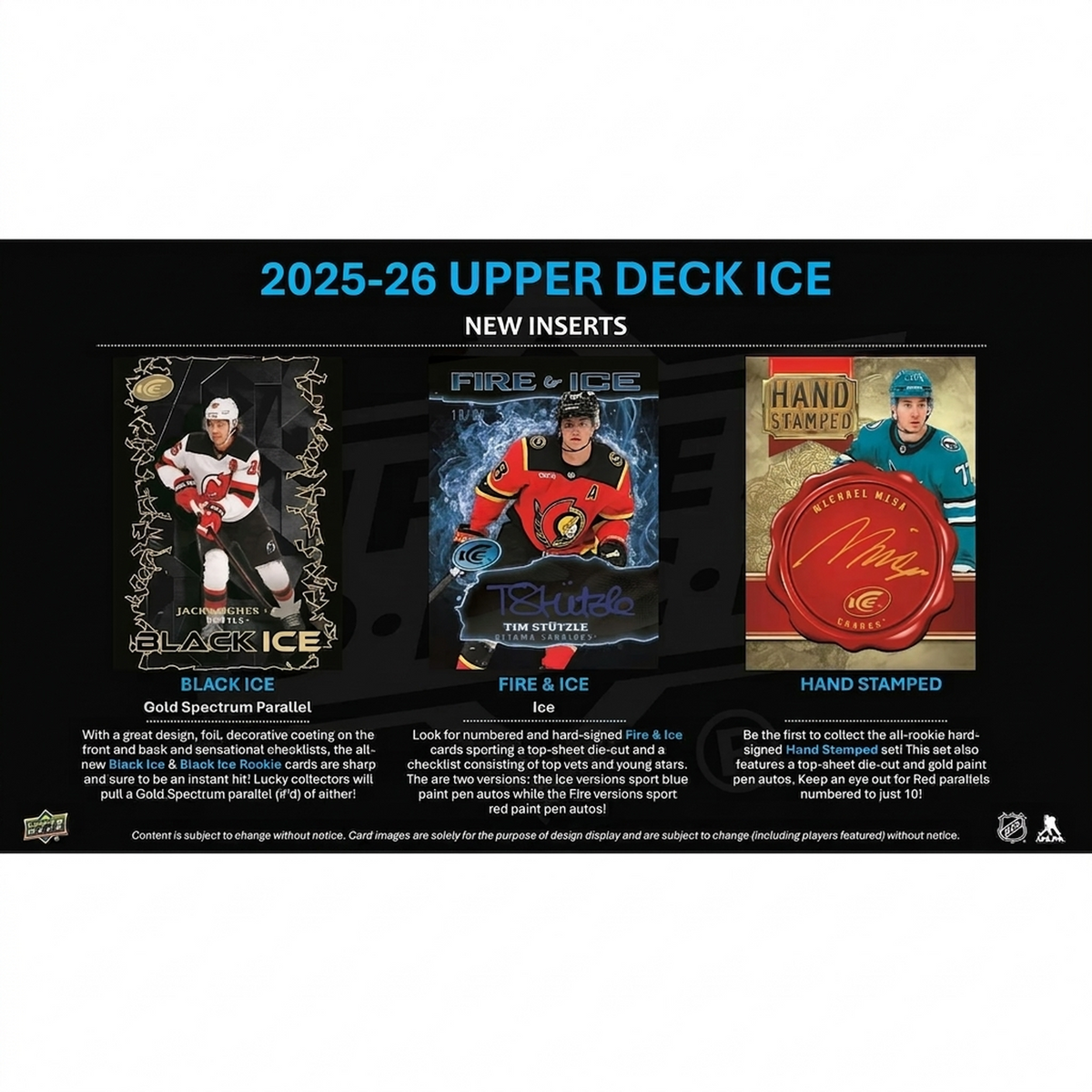 2025-26 Upper Deck Ice Hockey Hobby 16-Box Case | Presell (Ships Sealed Only)