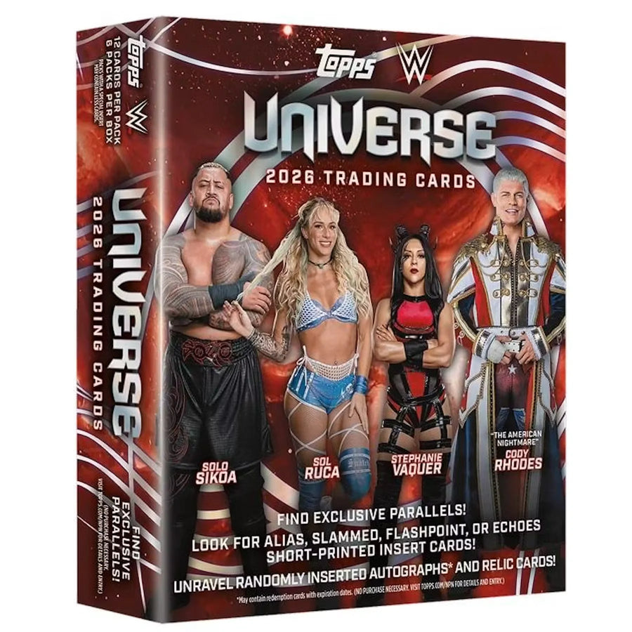 2026 Topps WWE Universe Wrestling Mega Box | Presell (Ships Sealed Only)