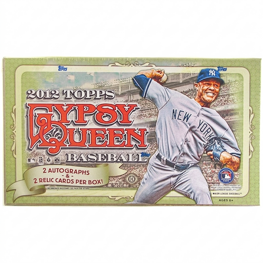 2012 Topps Gypsy Queen Baseball Hobby Box | 24 Packs (Ships Sealed Only)