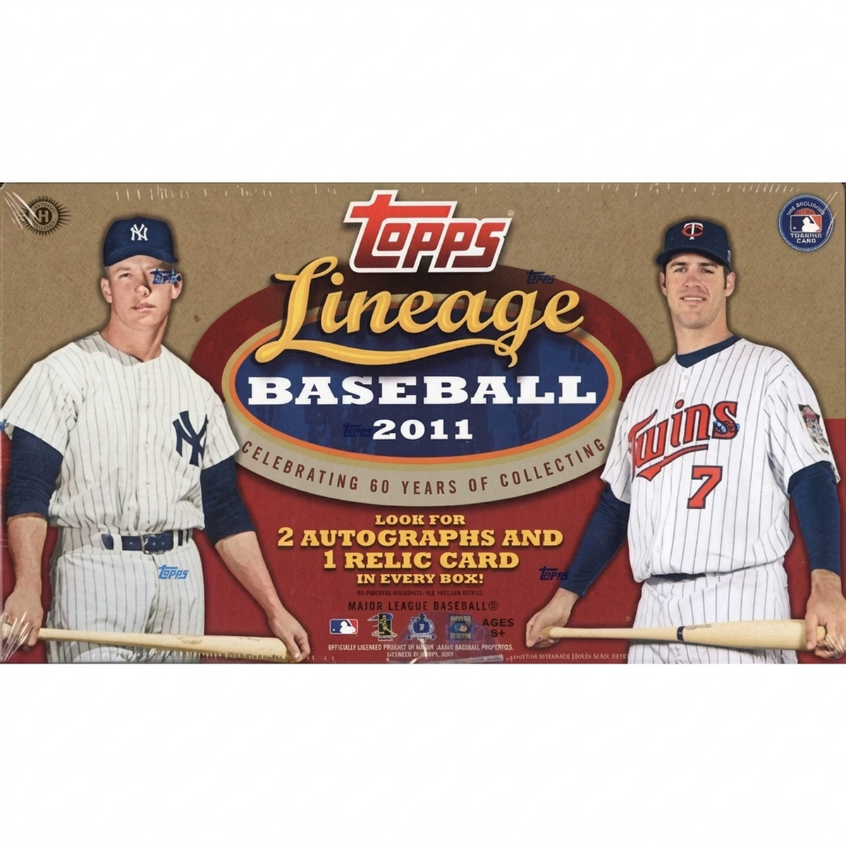 2011 Topps Lineage Baseball Hobby Box | Autograph & Relic Cards (Ships Sealed Only)