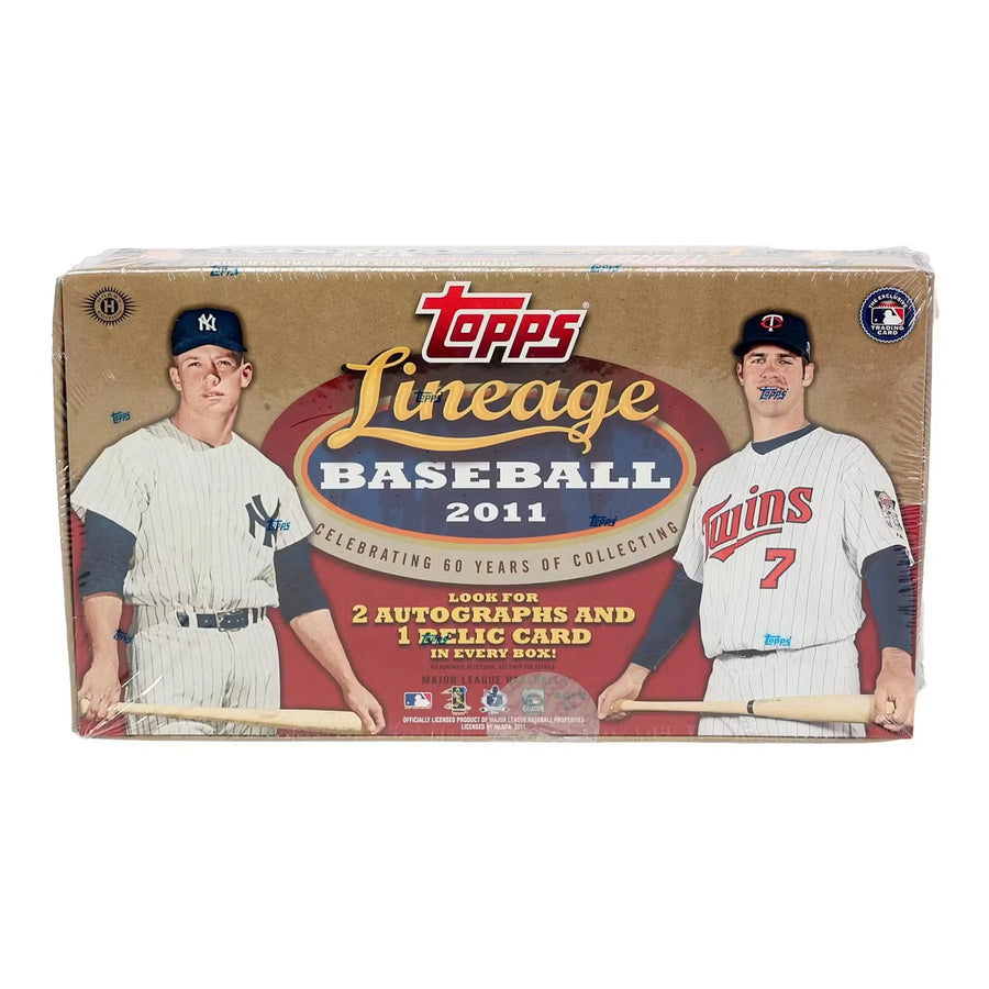 2011 Topps Lineage Baseball Hobby Box | Slightly Damaged (Ships Sealed Only)