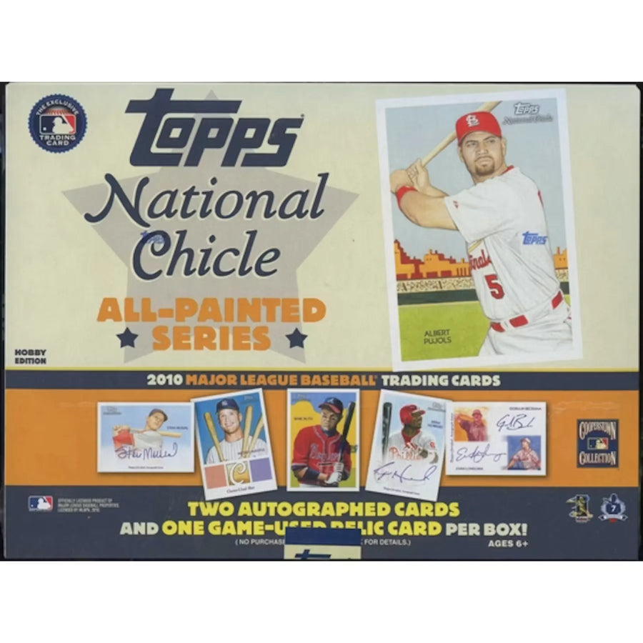 2010 Topps National Chicle Baseball Hobby Box (Ships Sealed Only)