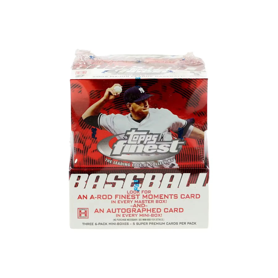 2005 Topps Finest Baseball Hobby Box (Ships Sealed Only)