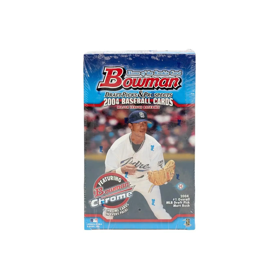 2004 Bowman Draft Picks and Prospects Baseball Hobby Box (Ships Sealed Only)