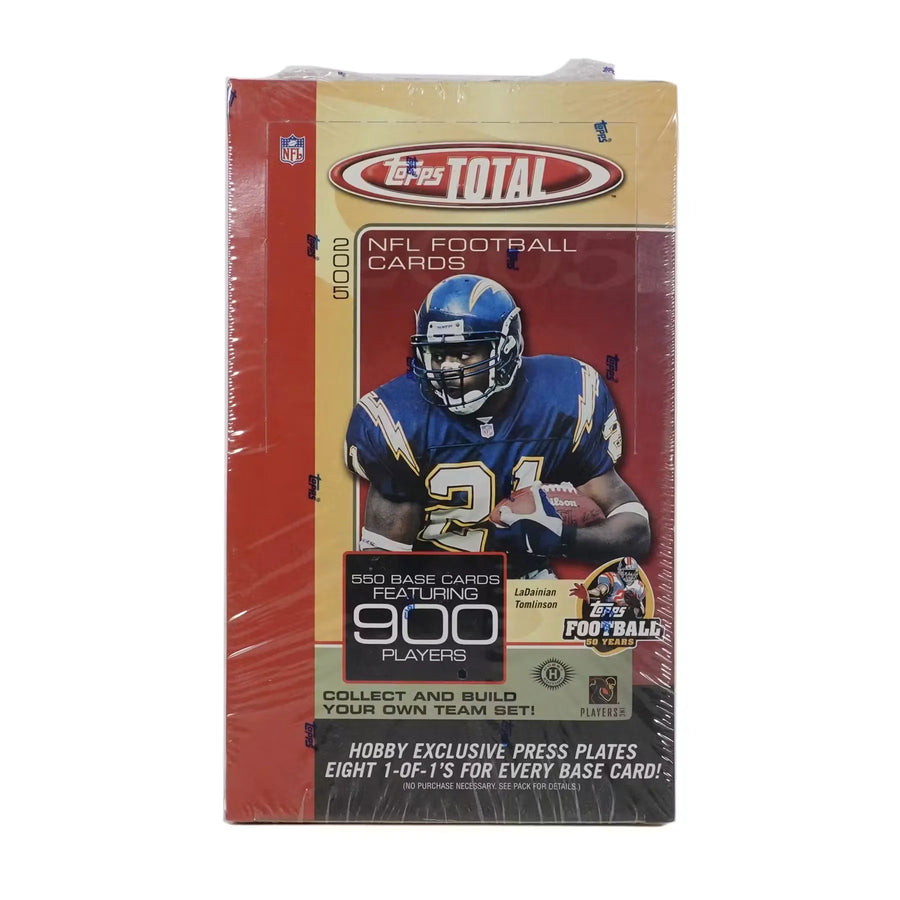 2005 Topps Total Football Hobby Box (Ships Sealed Only)