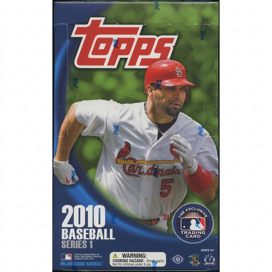 2010 Topps Series 1 Baseball Hobby Box (Ships Sealed Only)