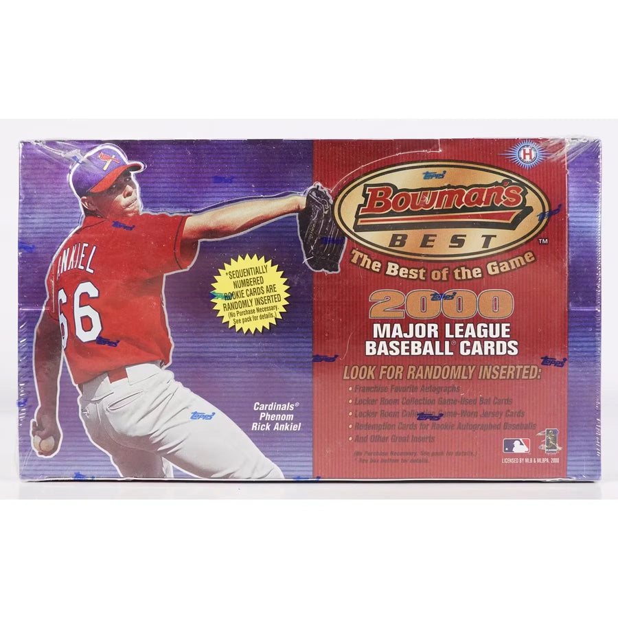 2000 Bowman's Best Baseball Hobby Box | 24 Packs (Ships Sealed Only)