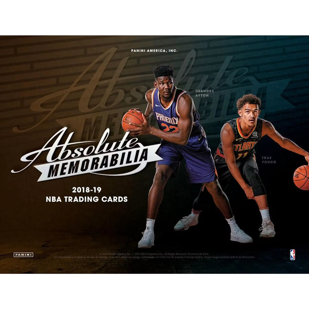 2018-19 Panini Absolute Memorabilia Basketball Hobby Box (Ships Sealed Only)