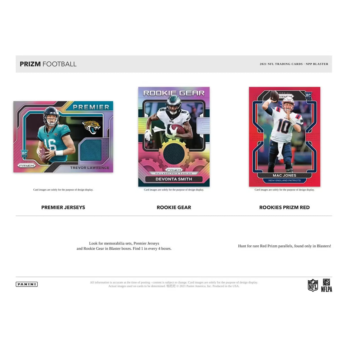 2021 Panini Prizm Football Blaster Box | Orange Ice Prizms (Ships Sealed Only)