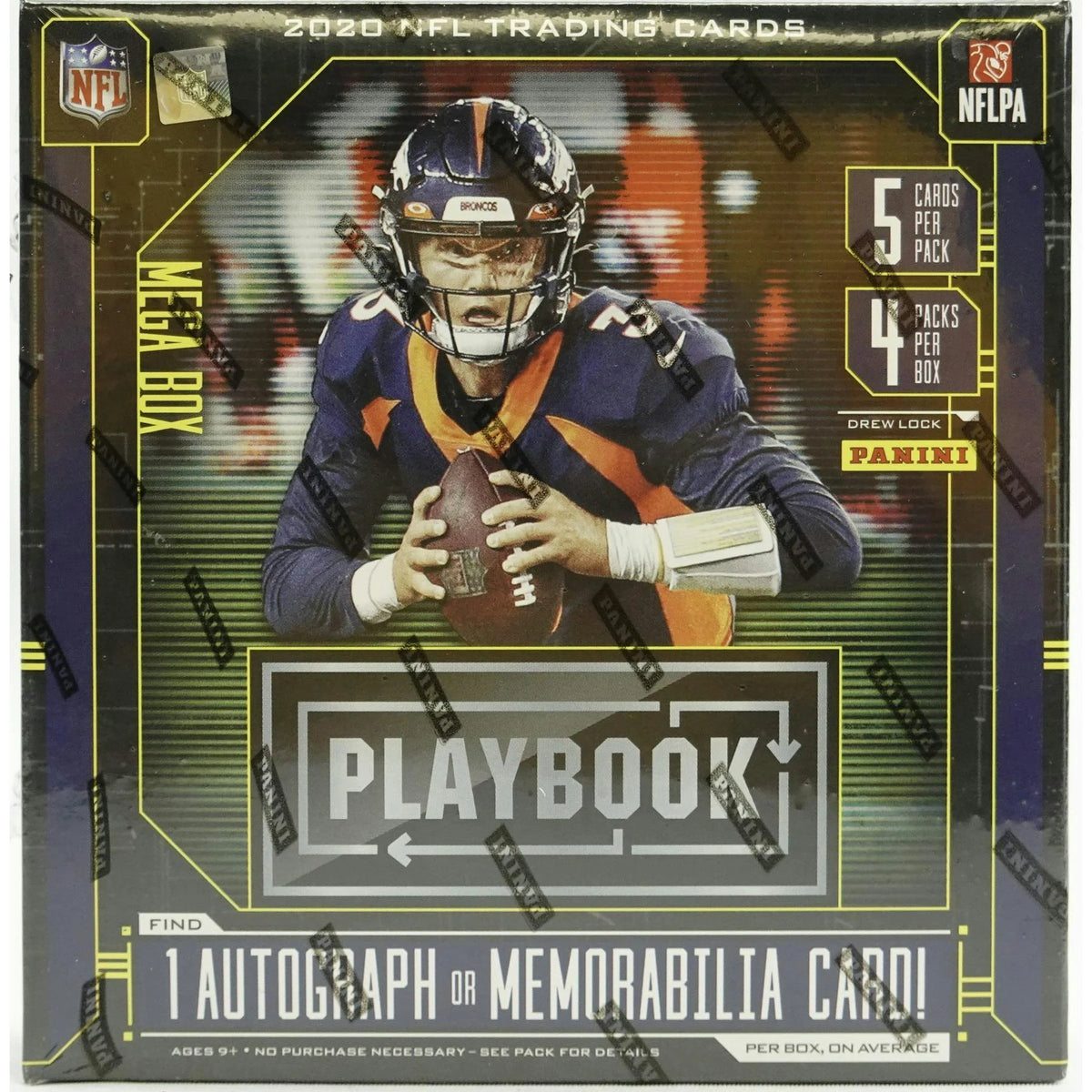 2020 Panini Playbook Football Mega Box (Orange Parallels) (Ships Sealed Only) - D