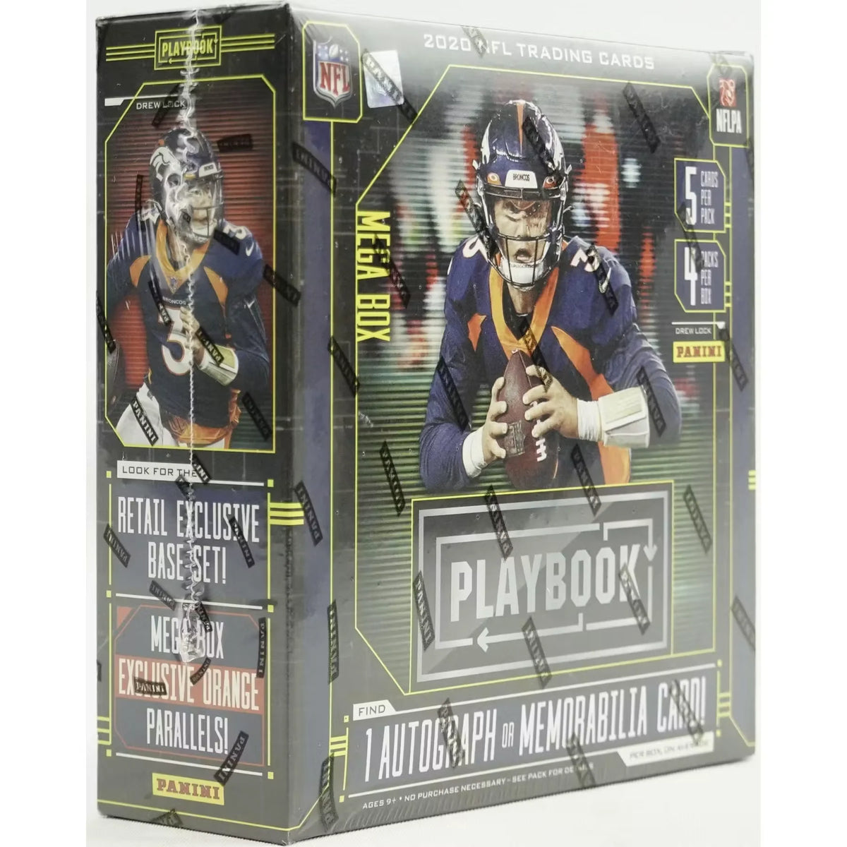 2020 Panini Playbook Football Mega Box (Orange Parallels) (Ships Sealed Only) - D