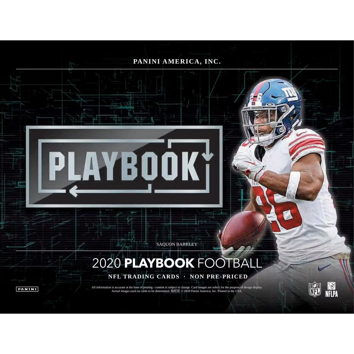 2020 Panini Playbook Football Mega Box (Orange Parallels) (Ships Sealed Only) - D