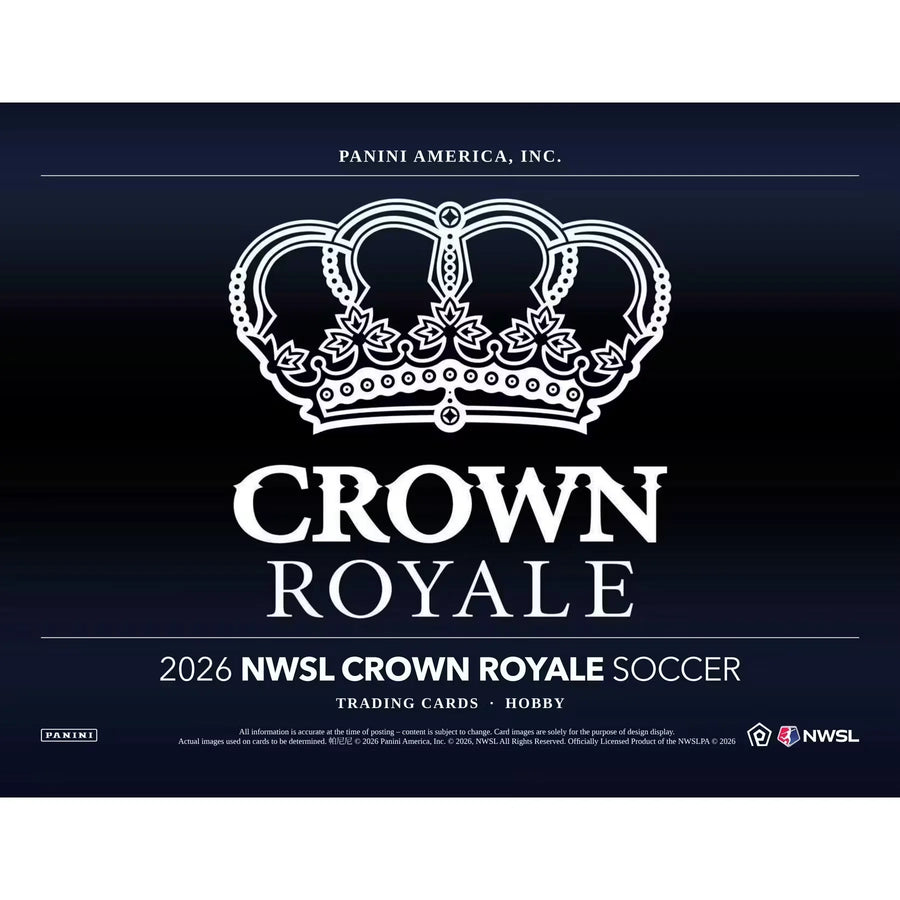 2026 Panini Crown Royale NWSL Soccer Hobby 12-Box Case | Presell (Ships Sealed Only)