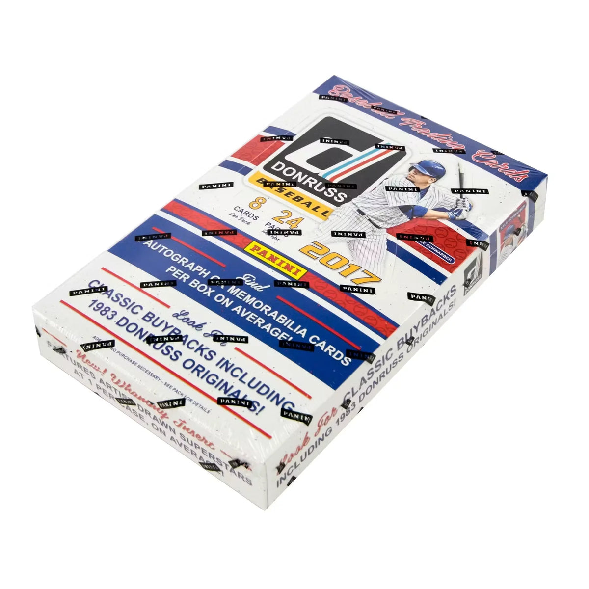 2017 Panini Donruss Baseball Hobby Box (Ships Sealed Only)