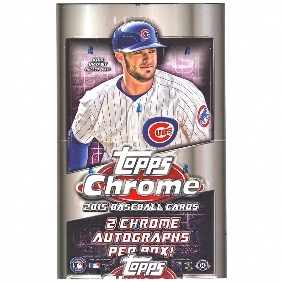 2015 Topps Chrome Baseball Hobby Box (Ships Sealed Only) - D2
