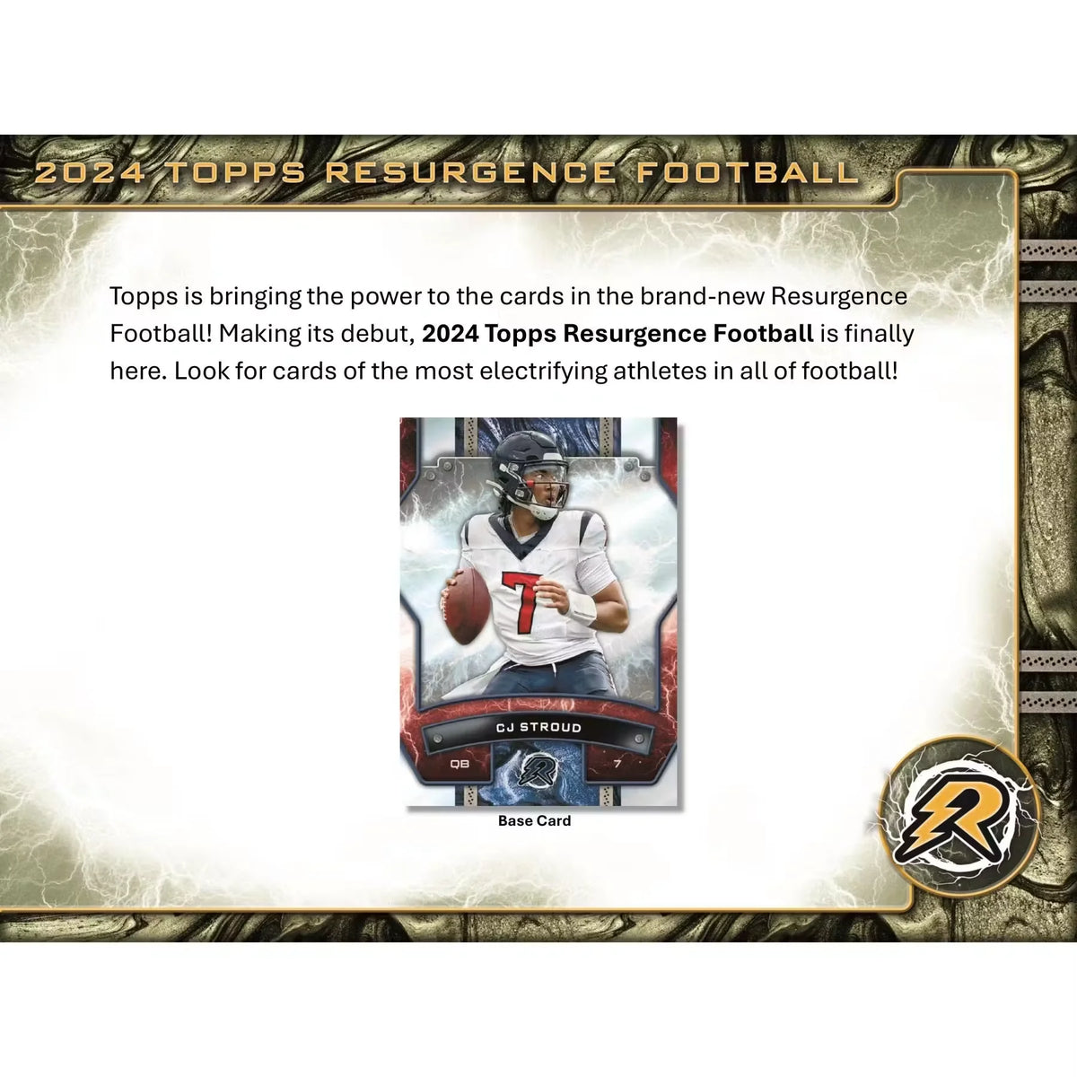 2024 Topps Resurgence Football Blaster Box (Ships Sealed Only) - D