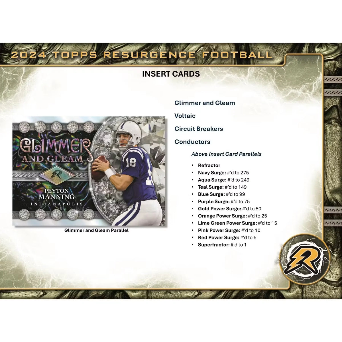2024 Topps Resurgence Football Blaster Box (Ships Sealed Only) - D