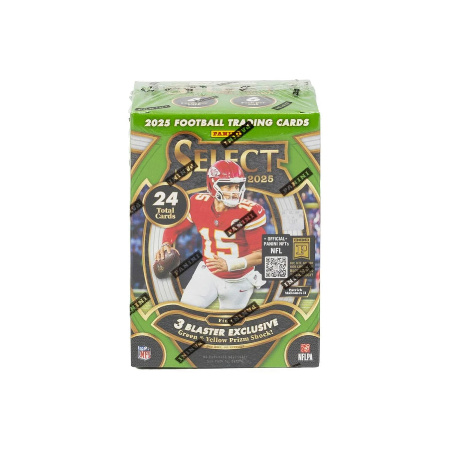 2025 Panini Select Football Blaster Box | Green & Yellow Prizm Parallels (Ships Sealed Only)