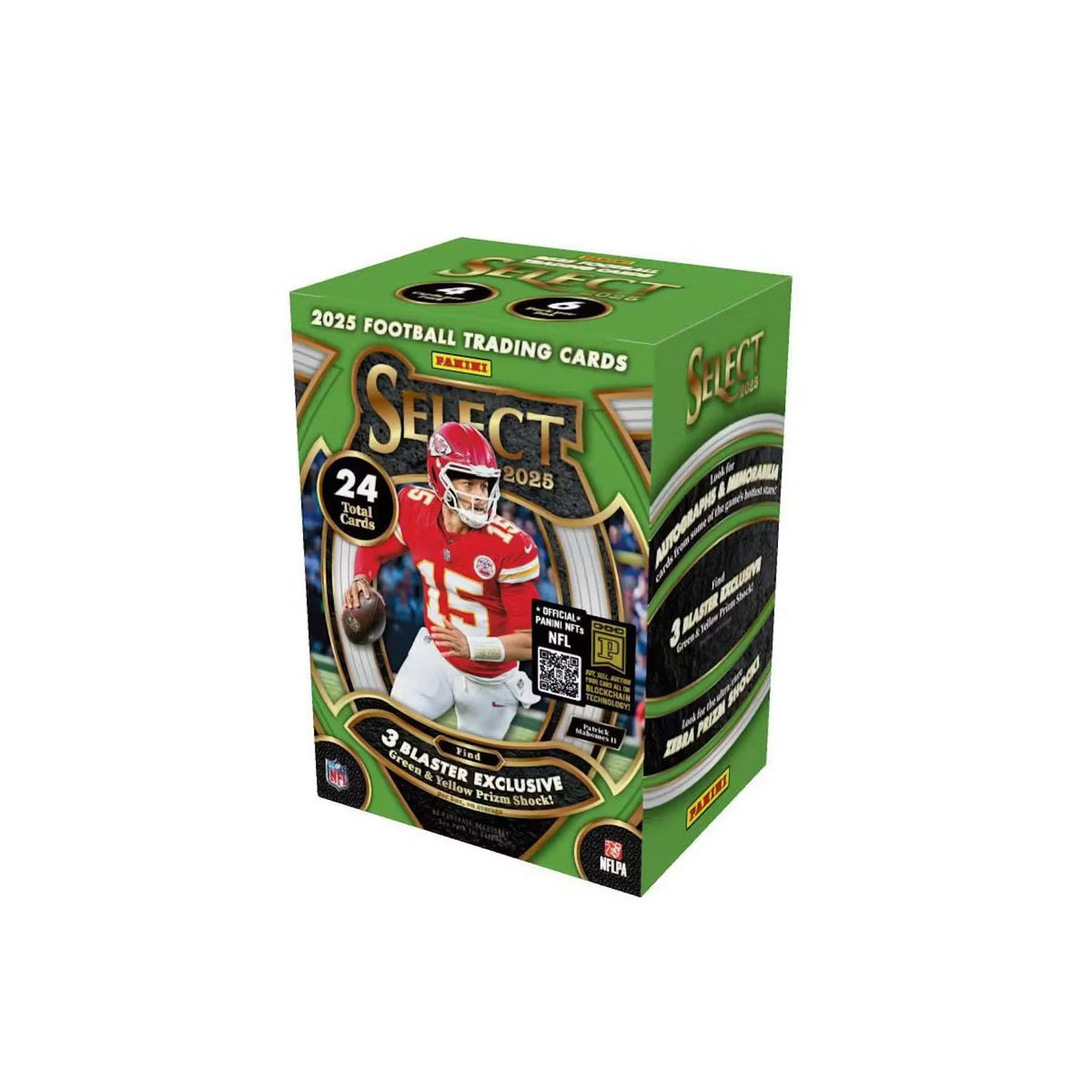 2025 Panini Select Football Blaster Box | Green & Yellow Prizm Parallels (Ships Sealed Only)