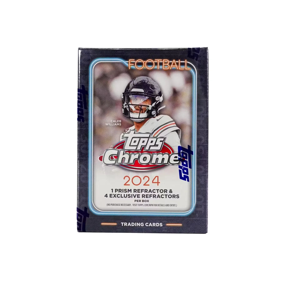 2024 Topps Chrome Football Blaster Box (Ships Sealed Only) - D