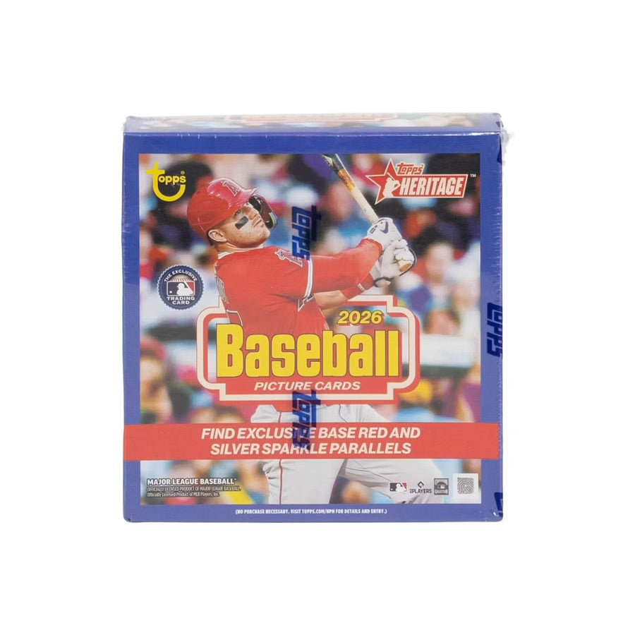 2026 Topps Heritage Baseball Mega Box (Ships Sealed Only) - D