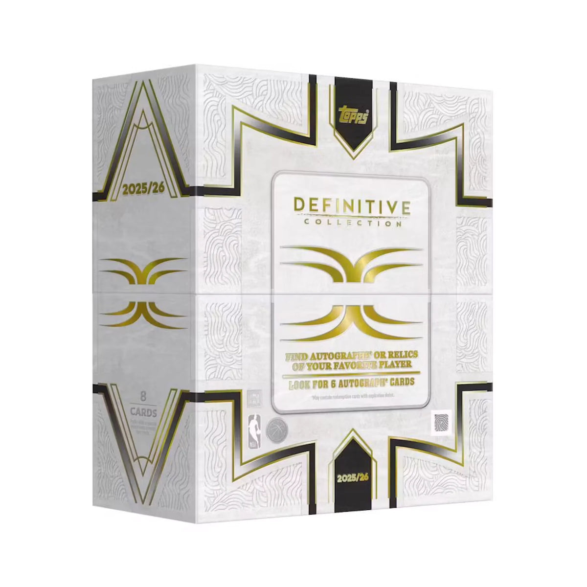 2025-26 Topps Definitive Collection Basketball Hobby 2-Box Case | Presell (Ships Sealed Only)