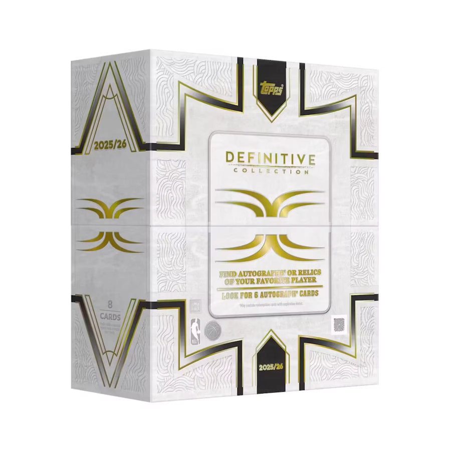 2025-26 Topps Definitive Collection Basketball Hobby 2-Box Case | Presell (Ships Sealed Only)
