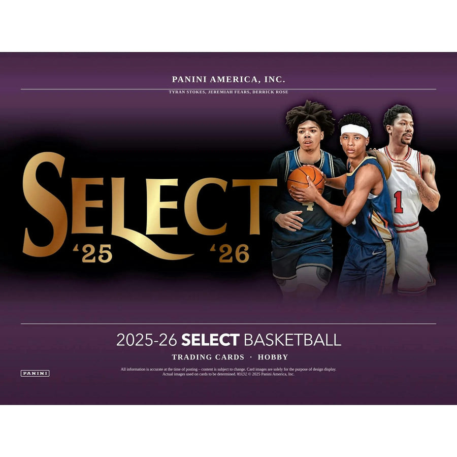 2025-26 Panini Select Basketball Hobby 12-Box Case | Presell (Ships Sealed Only)