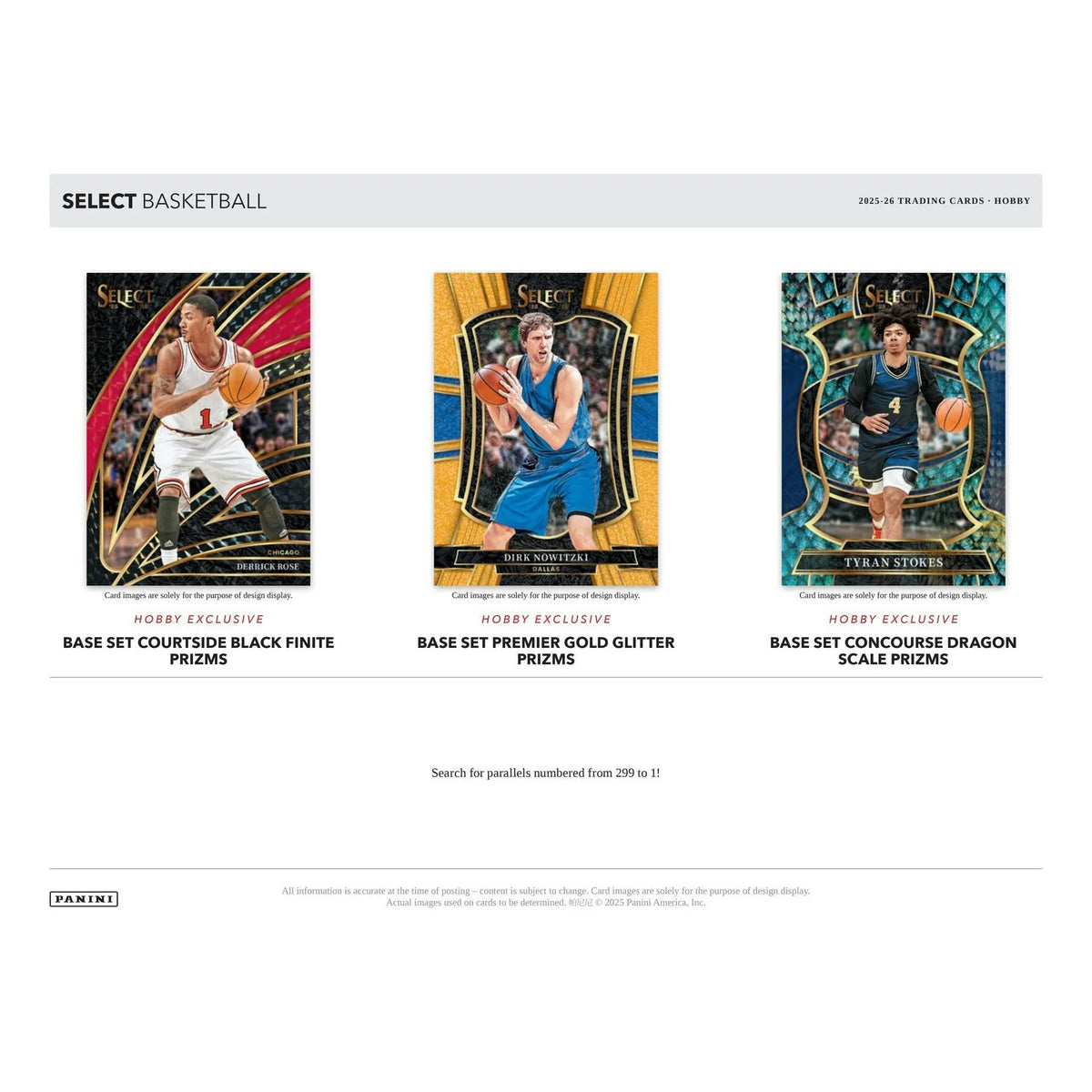 2025-26 Panini Select Basketball Hobby 12-Box Case | Presell (Ships Sealed Only)
