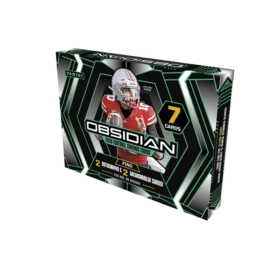 2026 Panini Obsidian Football Hobby 12-Box Case | Presell (Ships Sealed Only)