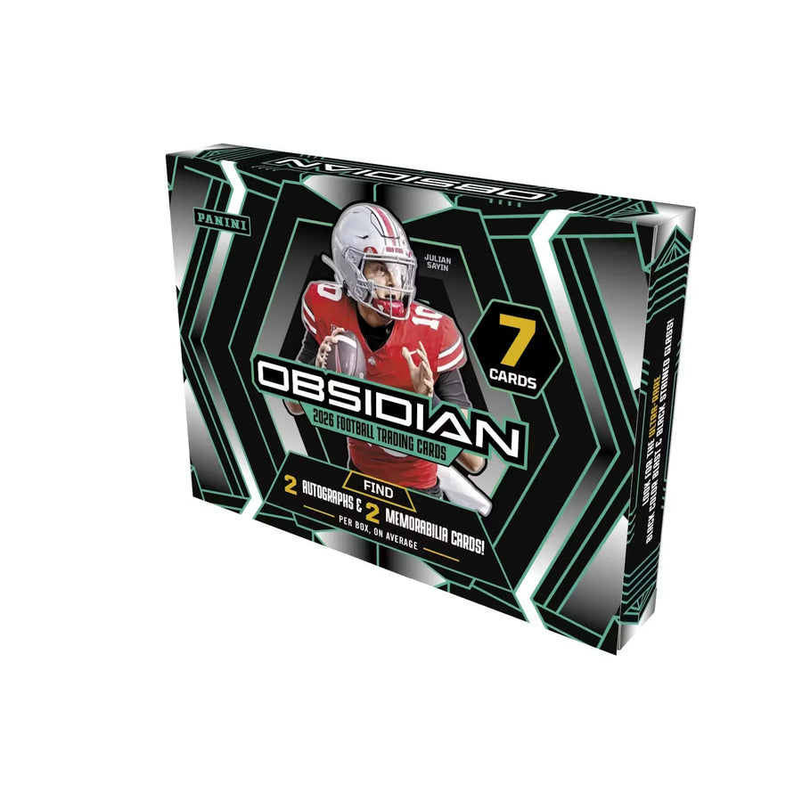 2026 Panini Obsidian Football Hobby Box | Presell (Ships Sealed Only)