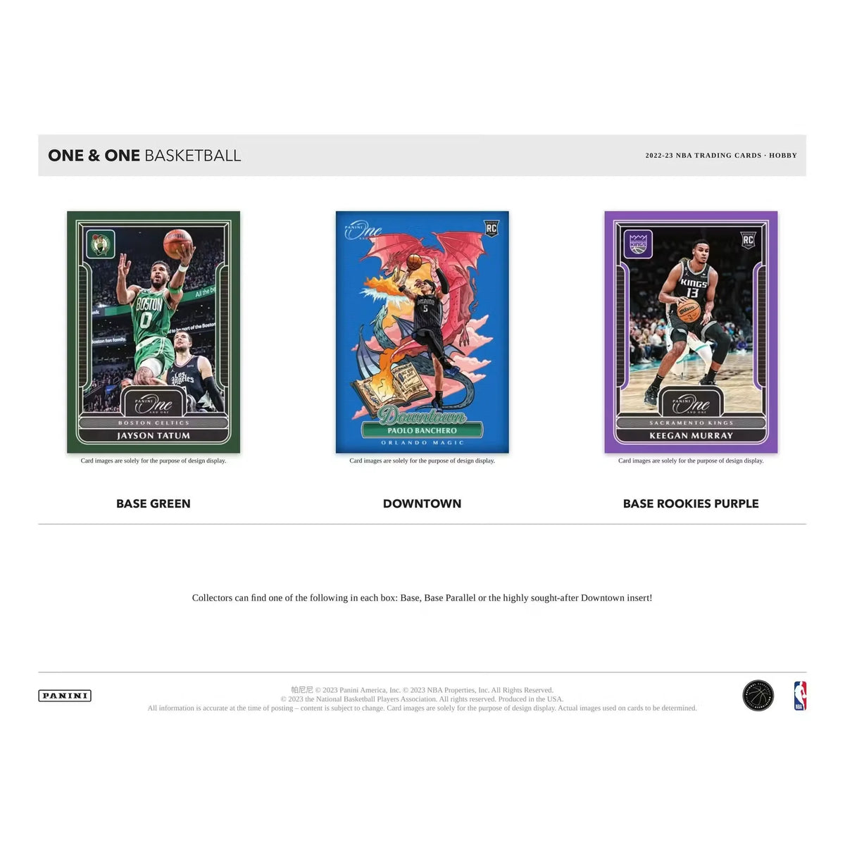2022-23 Panini One and One Basketball Hobby Box (Ships Sealed Only)
