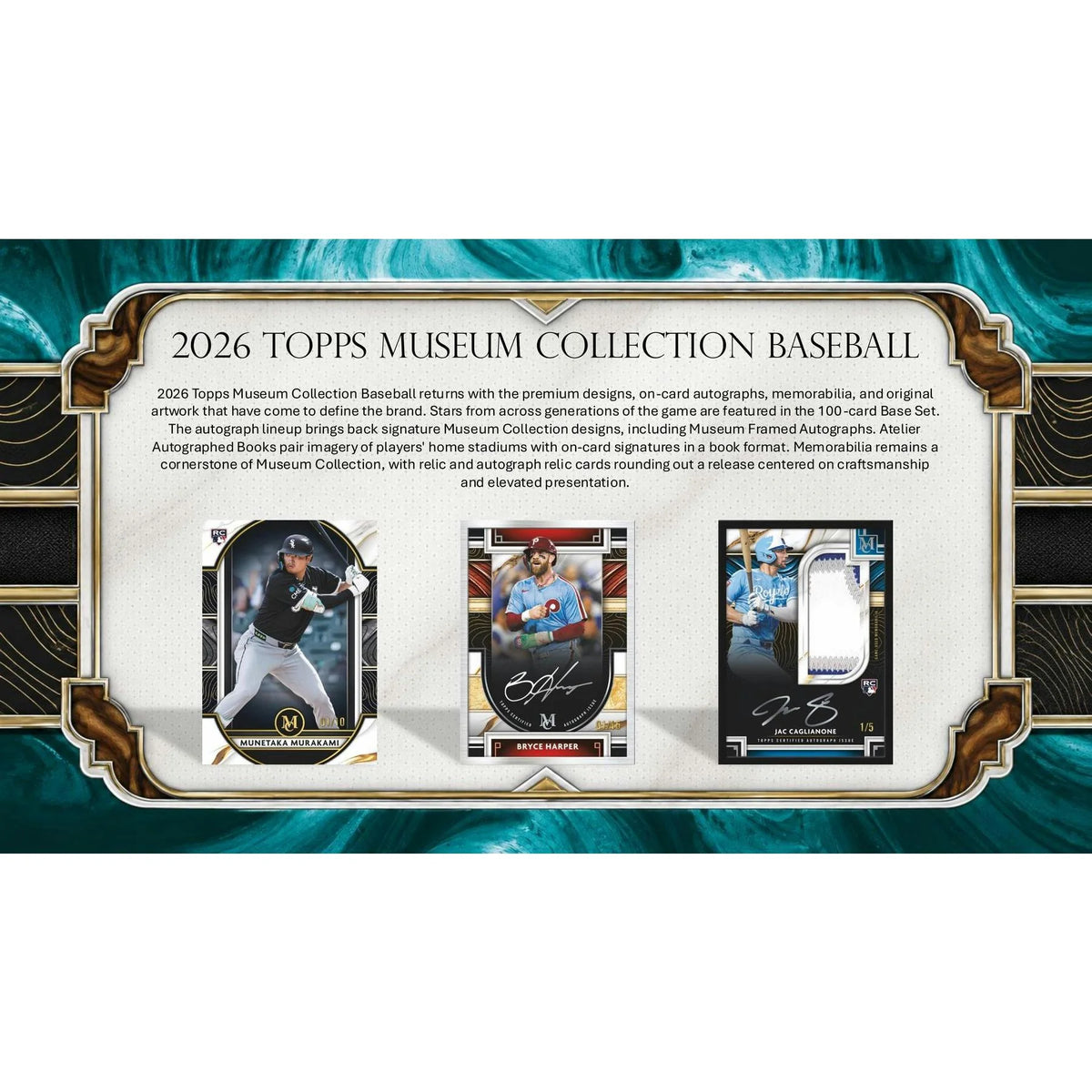 2026 Topps Museum Collection Baseball Hobby Box | Presell (Ships Sealed Only) | P4298161