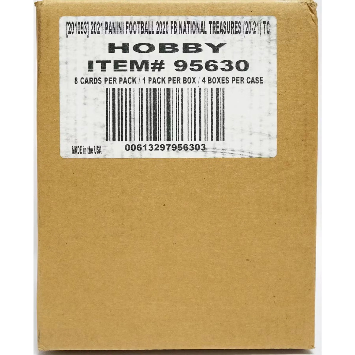 2020 Panini National Treasures Football Hobby 4-Box Case - D | P4301827