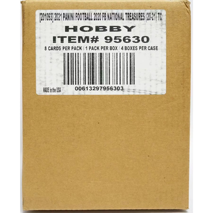 2020 Panini National Treasures Football Hobby 4-Box Case - D | P4301827