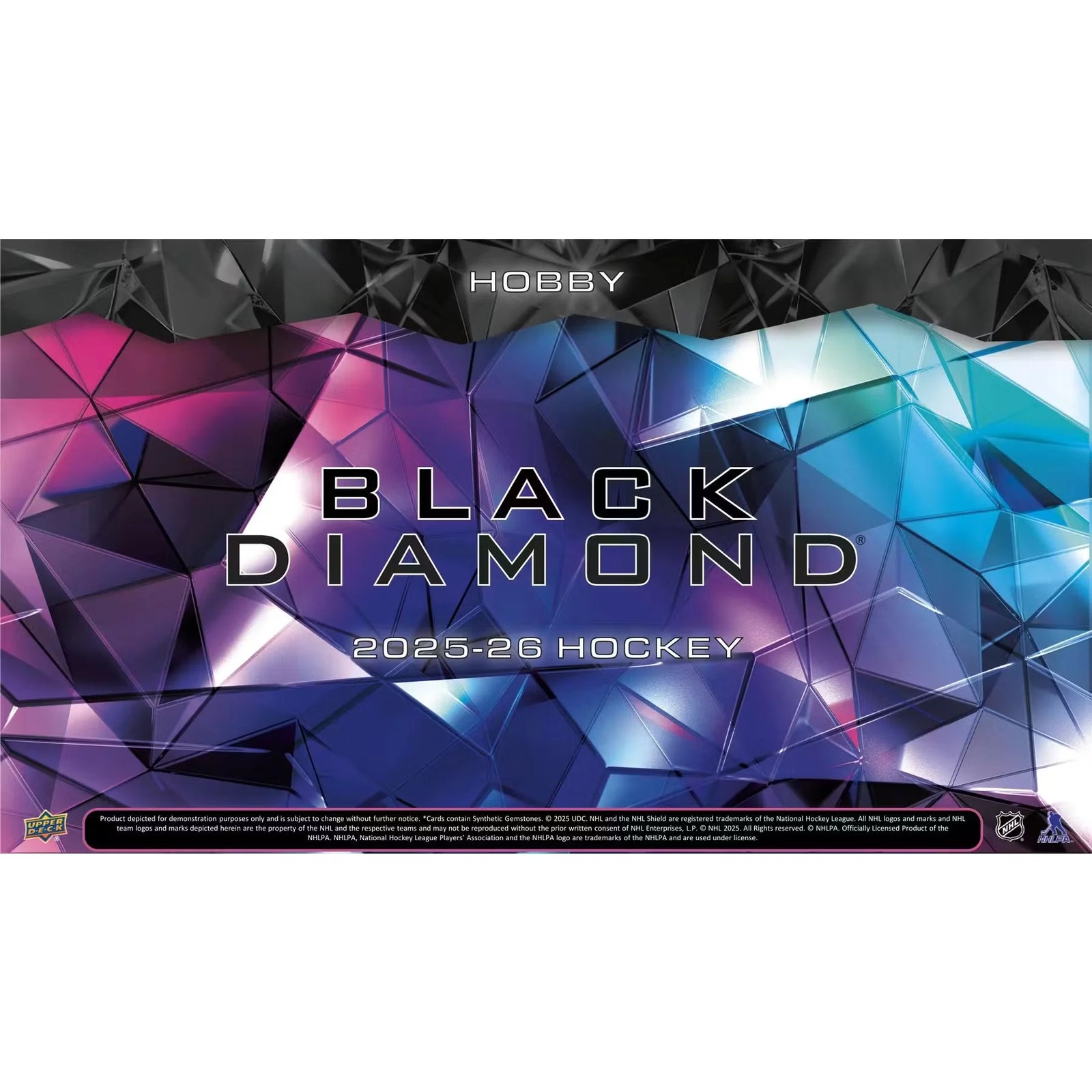 2025-26 Upper Deck Black Diamond Hockey Hobby Box (Ships Sealed Only)