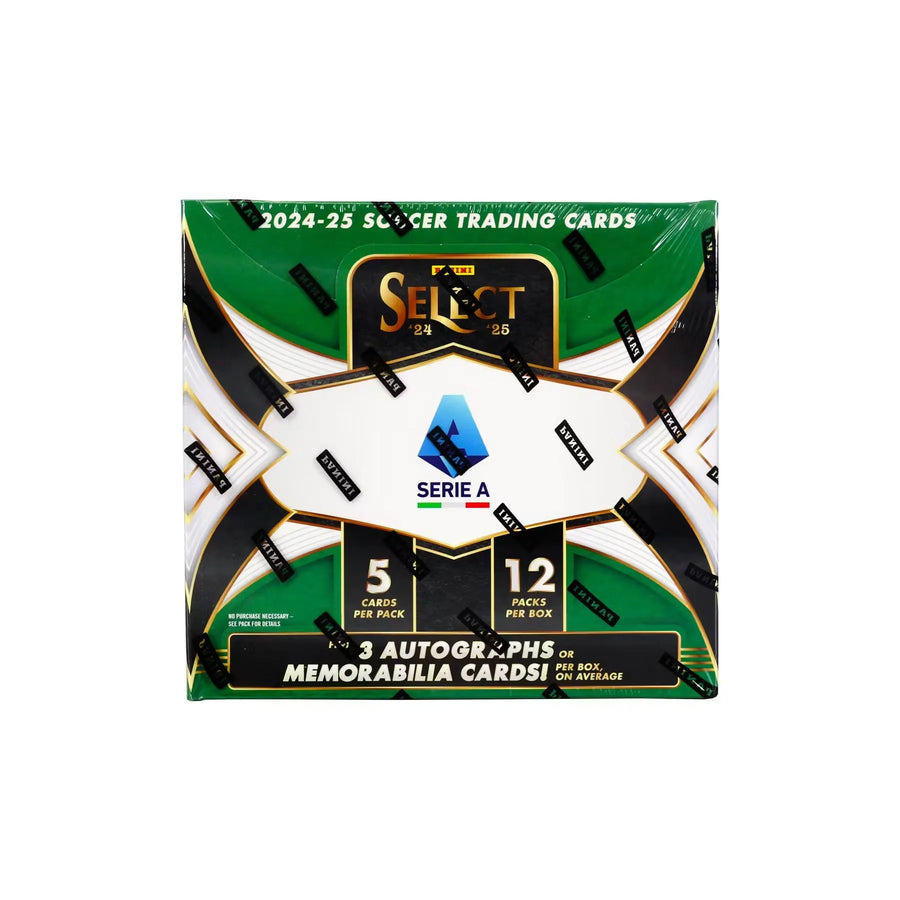 2024-25 Panini Select Serie A Soccer Hobby Box | 12 Packs (Ships Sealed Only)