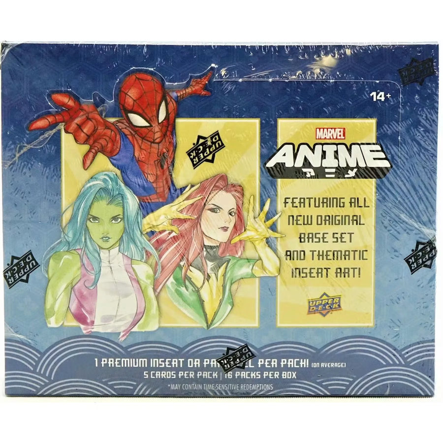 Marvel Anime Trading Cards Hobby Box | Upper Deck 2020 (Ships Sealed Only)