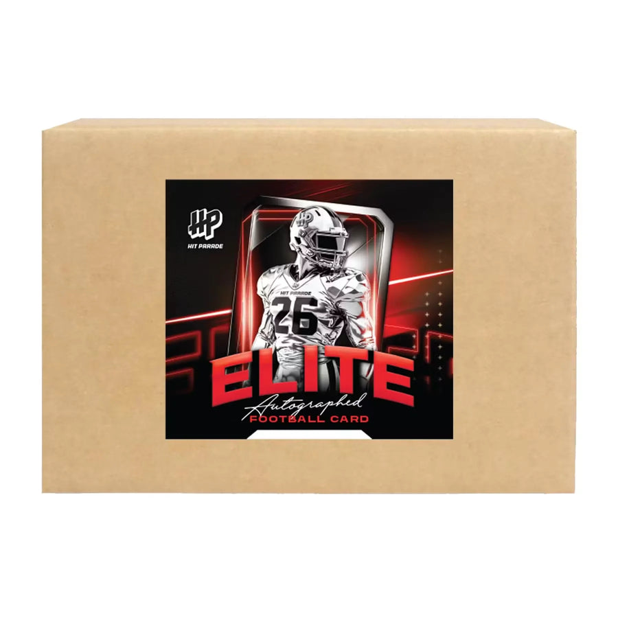 2026 Hit Parade Football Autographed Card Elite Series 6 Hobby 10-Box Case | P5176788