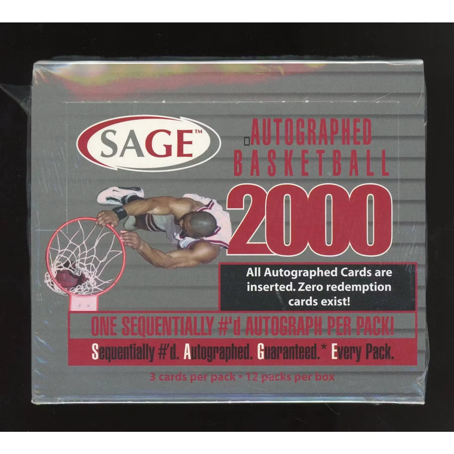 2000-01 Sage Autographed Basketball Hobby Box | P5177652