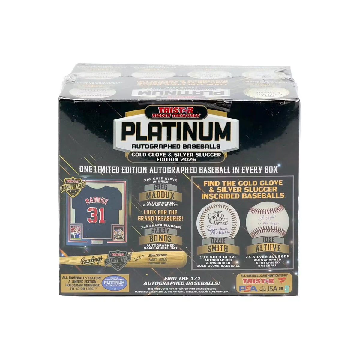2026 TriStar Hidden Treasures Platinum Autographed Baseball Golden Glove & | P5178043