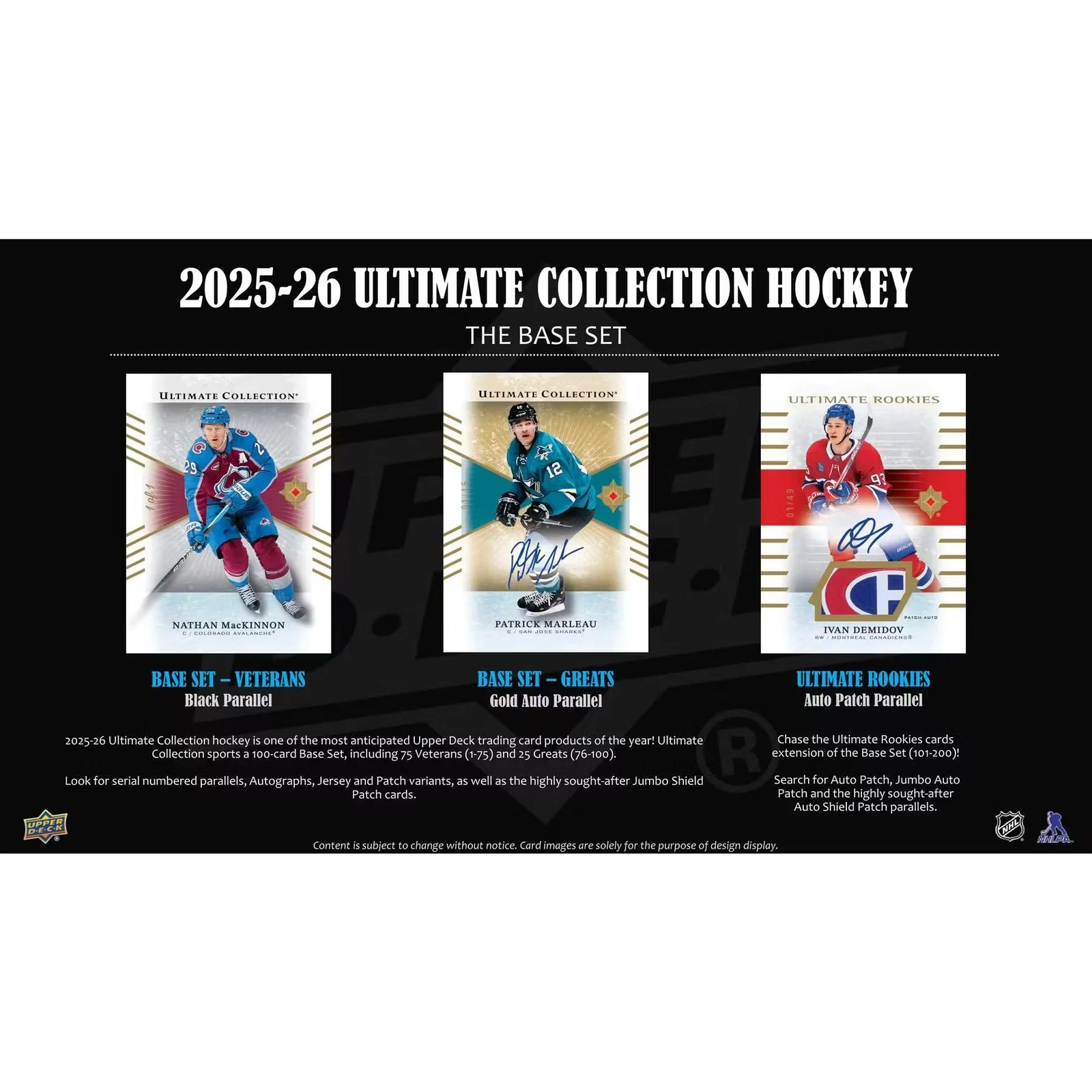 2025-26 Upper Deck Ultimate Collection Hockey Hobby Box | Presell (Ships Sealed Only)