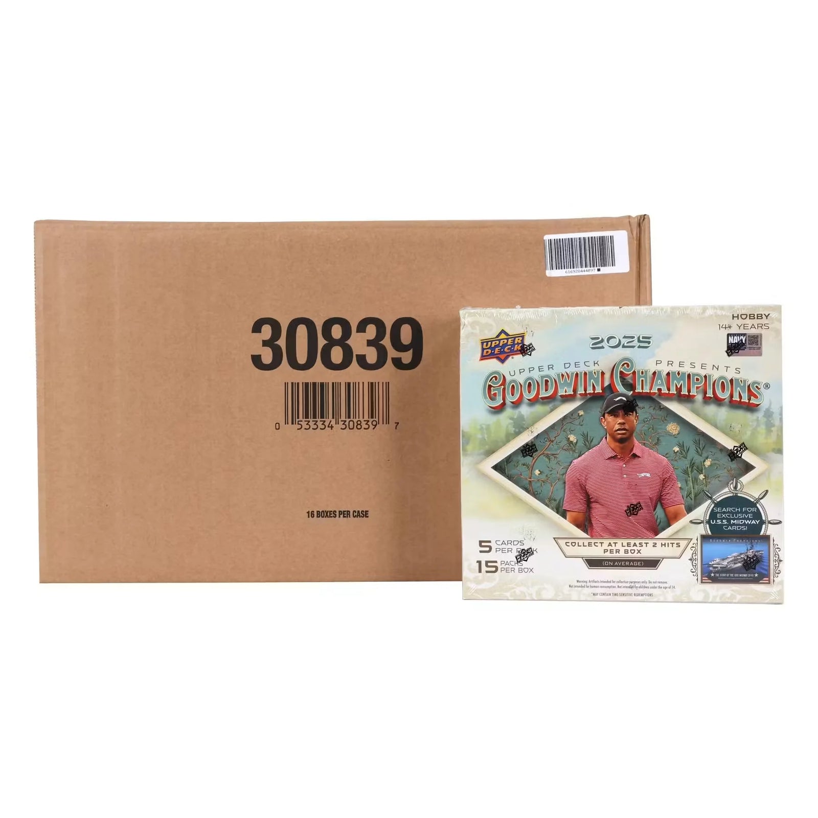 2025 Upper Deck Goodwin Champions Hobby 16-Box Case (Ships Sealed Only)