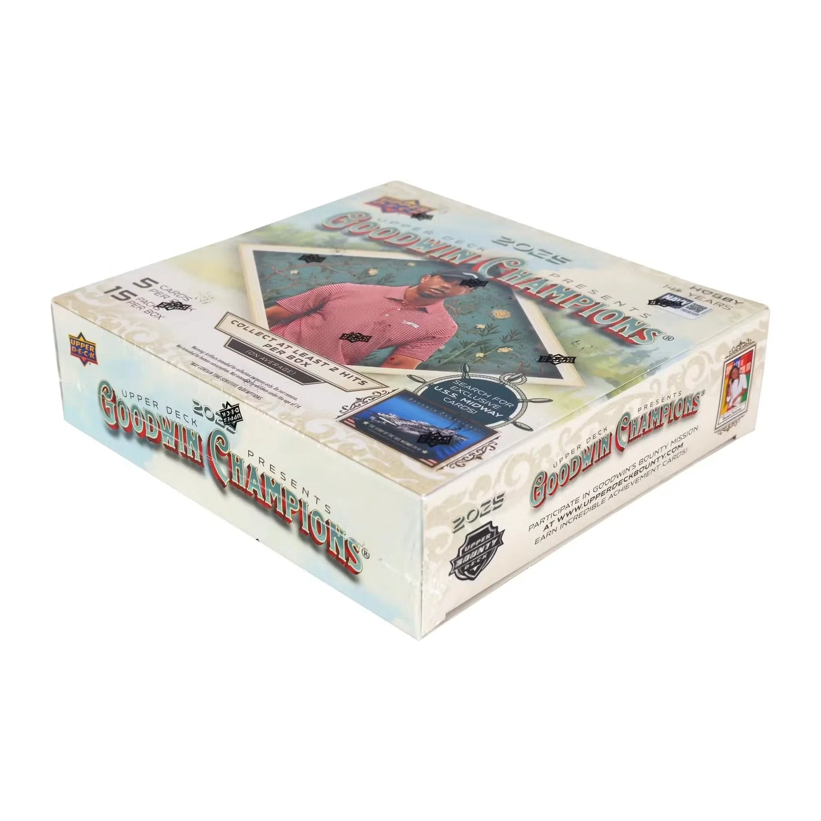 2025 Upper Deck Goodwin Champions Hobby 16-Box Case (Ships Sealed Only)