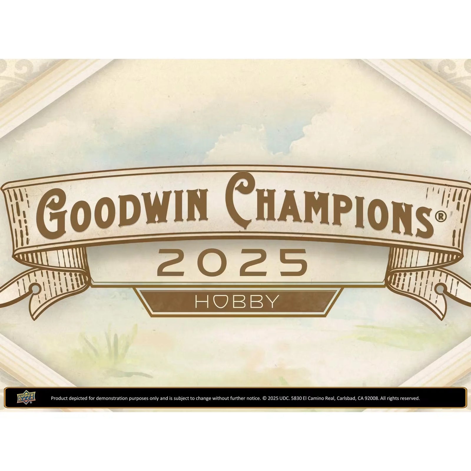 2025 Upper Deck Goodwin Champions Hobby 16-Box Case (Ships Sealed Only)