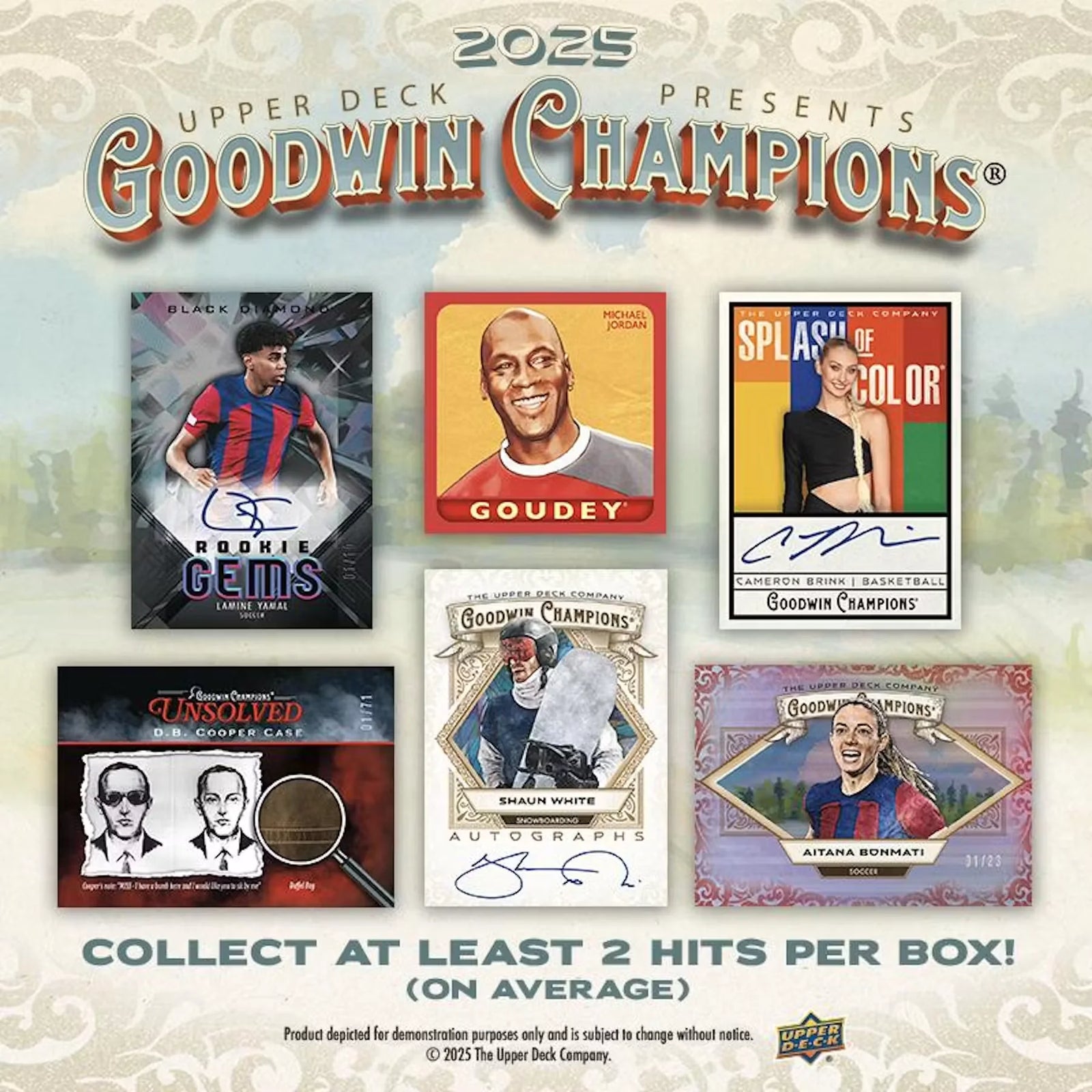 2025 Upper Deck Goodwin Champions Hobby Box (Ships Sealed Only)